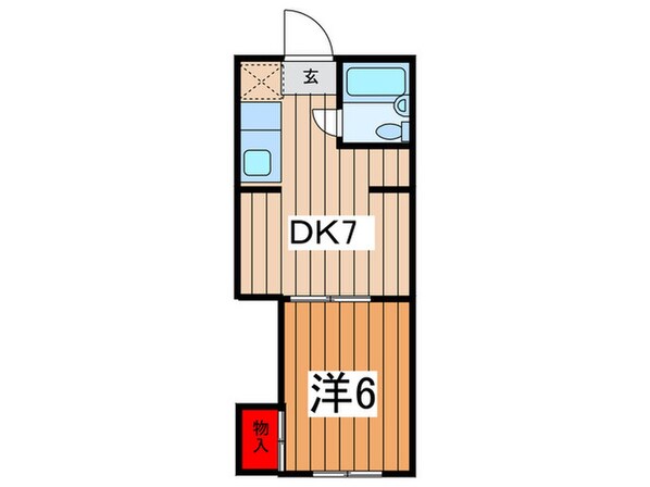 ホワイトフラットの物件間取画像